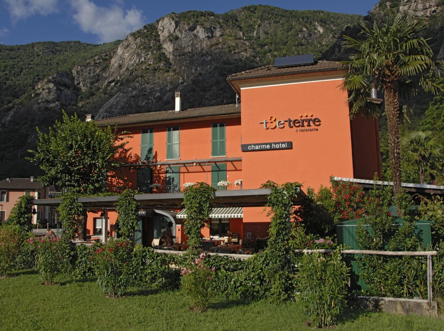 Ristorante Charme Hotel Tre Terre Ponte Brolla Exteriör bild